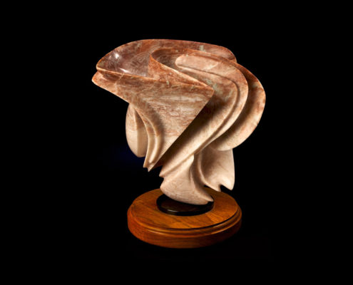 Alabaster Sculpture - Earth Tones by Brian Grossman