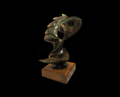 Bronze Sculpture - Bird of Paradise II by Brian Grossman