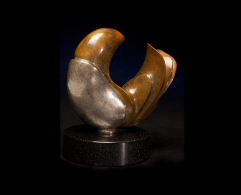 Bronze Sculpture - Escargot by Brian Grossman