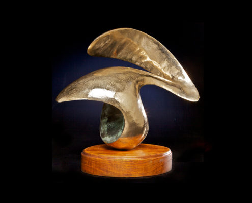 Bronze Sculpture - Second Chance by Brian Grossman