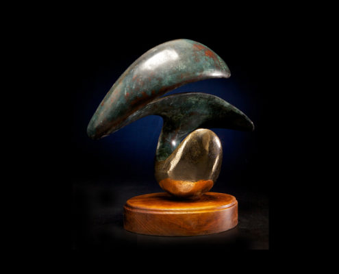 Bronze Sculpture - Second Chance by Brian Grossman